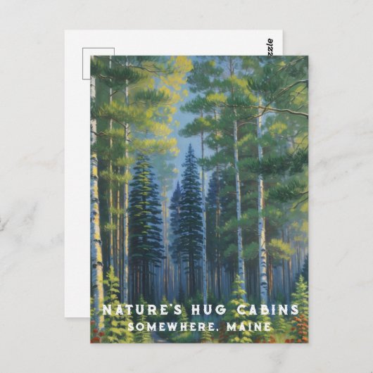 *~* AP49自然メーンフォレストウッズバケーションパス ポストカード (正面/裏面)