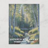 *~* AP49自然メーンフォレストウッズ滝 ポストカード (正面)