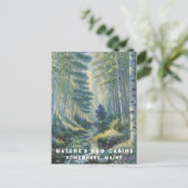 *~* AP49自然メーンフォレストフラワーズ睡蓮 ポストカード (スタンド正面)