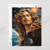 *~* AP50ファンタジーユニバースコミックハンサム花 ポストカード (正面/裏面)