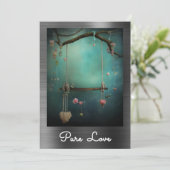 *~* AP51ロマンチックなスイングハートバレンタイン10 招待状 (スタンド正面)