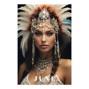 *~ AP53 JUNEボホ誕生日真珠 フォトプリント