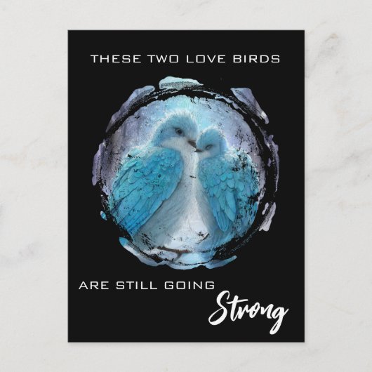 *** AP54 アートアニバーサリー ラブバーズ ウィンター ポストカード (正面)