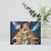 *~* AP58銀河系女性ファンタジー写真の拡大 シーズンポストカード (スタンド正面)