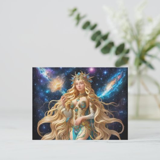 *~* AP58銀河系女性ファンタジー写真の拡大 シーズンポストカード (スタンド正面)
