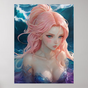 *~* AP60水女神ファンタジー海マーメイド26 ポスター