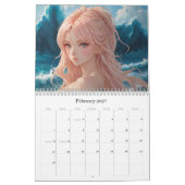 *~* AP60魔法の人魚ミューズシー3カレンダー カレンダー (2月 2027)