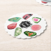 *~* AP64水ハートチャクラ紙コースター江本 ペーパーコースター (アングル)