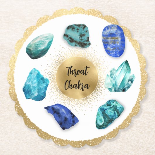 *~* AP64江本水スロートチャクラ ペーパーコースター (正面)