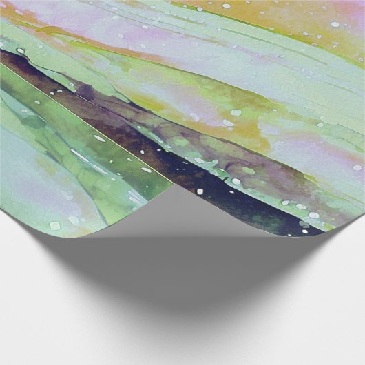 *~* AP67パステル抽象芸術アー絵を描トの自然 ラッピングペーパー (角)