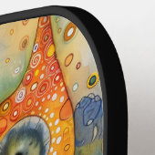 *~* AP68お洒落キャッ予測できなト鮮やか3 ピックルボールラケット (左詳細)