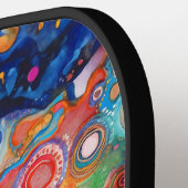 *~* AP68お洒落キャ予測できなット鮮やか7 ピックルボールラケット (左詳細)