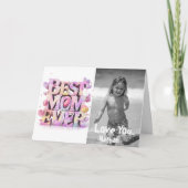 *~* AP72写真お洒落絵文字マザーズデイカード サンキューカード (正面)