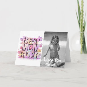 *~* AP72写真お洒落絵文字マザーズデイカード サンキューカード