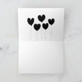 *~* AP72写真母の日の折り畳みグリーティングカード サンキューカード (内部)