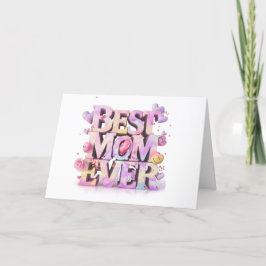 *~* AP72写真絵文字お洒落母の日カード サンキューカード