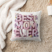 *~ AP72母の日MOM最高の EVERハートフローラ#1 クッション (ブランケット)