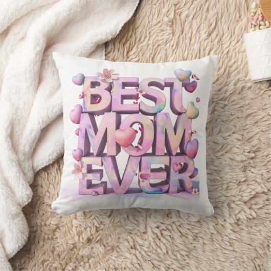 *~ AP72母の日MOM最高の EVERハートフローラ#2 クッション (ブランケット)