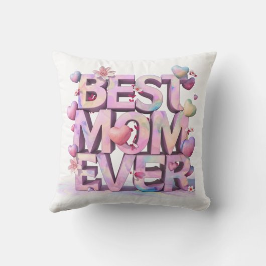 *~ AP72母の日MOM最高の EVERハートフローラ#2 クッション (裏面)