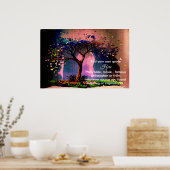 *~* AP81ツリーエテ芸術的リアアルコーミングDIY引用文 ポスター (キッチン)