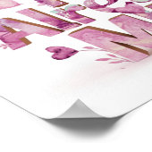 *~* Ap85アトラクションの法則かわいいマニフェスト ポスター (角)