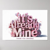 *~* AP85誘引発現の法則お洒落 ポスター (正面)