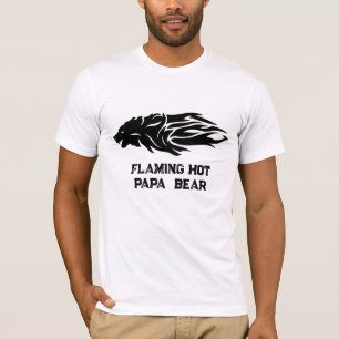 *~* AP86熱い炎のパパベベア父の日 Tシャツ