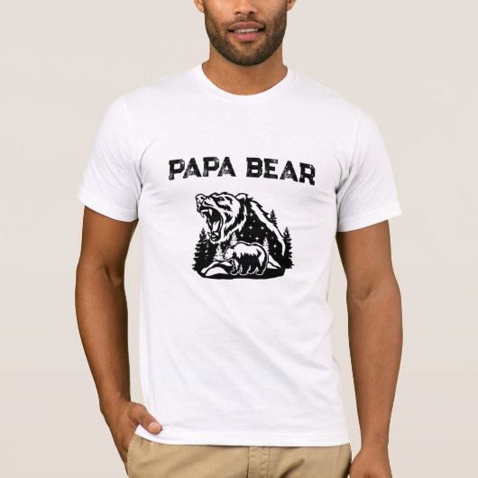 *~* AP86轟音PAPA BEAR STARS父の日 Tシャツ (正面)