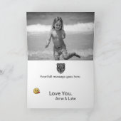 *~* AP86 Celtic PAPA BEARフォトファーズデイカード サンキューカード (内部)