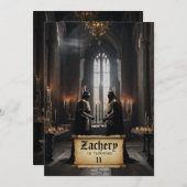 *~* AP88城中世テーマ2騎士誕生日 招待状 (正面/裏面)