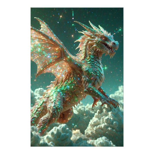 *~* AP88 ファンタジードラゴン壁画インテリア デザイン28  フォトプリント            (正面)
