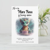 *~* AP88 フォト ハッピー ベイビードラゴン バースデーパーティー 招待状 (スタンド正面)