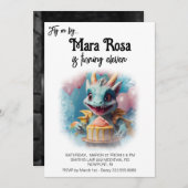 *~* AP88 PHOTOスウィートベビードラゴン誕生日パーティー 招待状 (正面/裏面)