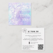 *~* AP8 QRクーポンありがとうロゴ エンクロージャーカード (正面/裏面)