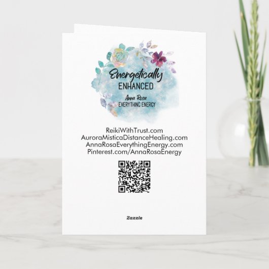 *~* AP91お尻クールキャットドラマー誕生日カード サンキューカード (裏面)