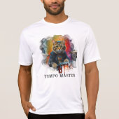 *~* AP91キャットドラクールムプレイヤーパーカッショニスト Tシャツ (正面)