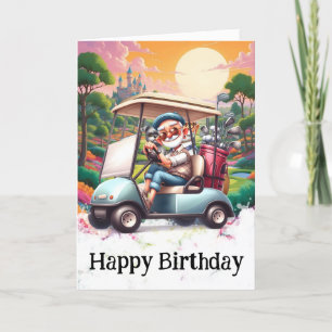 *~* AP94シニアゴルフマンユーモアおもしろい誕生日カード サンキューカード