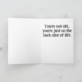 *~* AP94シニアマンユーモアおもしろい誕生日カード サンキューカード (内部)
