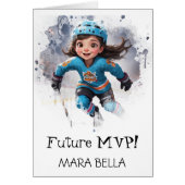 *~* AP94可愛いホッケーガールパーソナライゼーション誕生日 (正面)