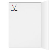 *~* AP94 9 Cute Hockey Girl Personalize Birthday (内側 (左))