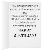 *~* AP94 Cute Hockey Girl 9 Personalize Birthday (内側 (右))