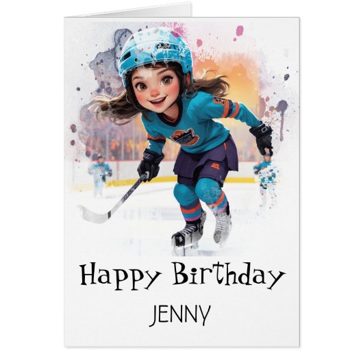 *~* AP94 Ice Hockey Girl Player12 Cute Birthday (正面)