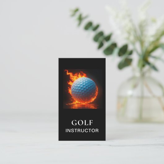 *~*  AP94 QR Flames Fire  Hot  Bold Golf Ball  名刺 (スタンド正面)
