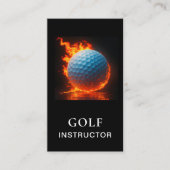 *~*  AP94 QR Flames Fire  Hot  Bold Golf Ball  名刺 (正面)