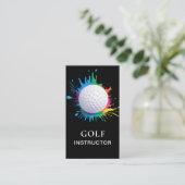 *~*  AP94  QR Rainbow Splash Bold Golf Ball  名刺 (スタンド正面)