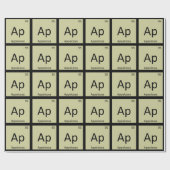 Ap - アパラルーサ化学元素記号 ラッピングペーパー (フラット)