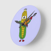 AP – コーン遊のバイオリン時計 ラウンド壁時計 (傾斜)