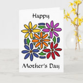 AP – ハッピーマザーズデイカード カード (黄色い花)