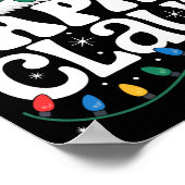 Apa Claus Funny Xmas Christmas Grandma Holiday Sty ポスター (角)