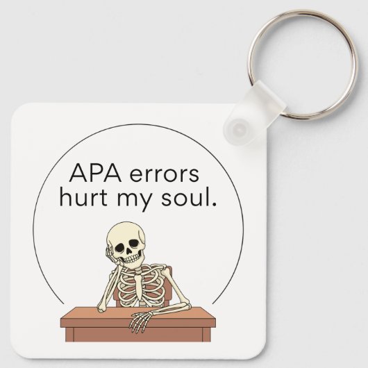 APA Errors - Keychain キーホルダー (裏面)